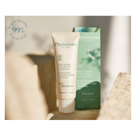Moisturizing Mask with Organic Aosa Water and Pink Clay