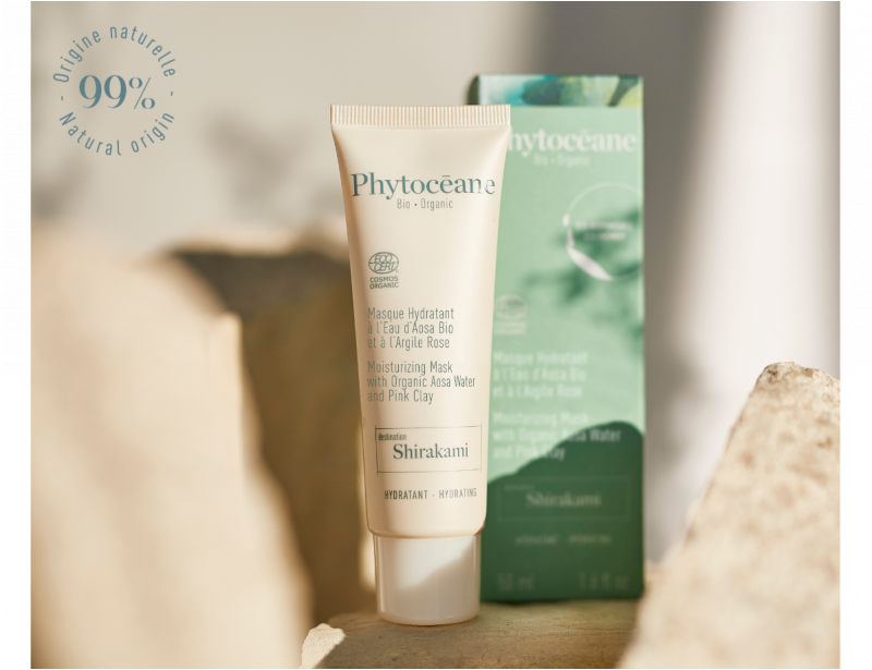 Moisturizing Mask with Organic Aosa Water and Pink Clay